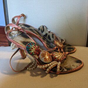 Roberto Cavalie Seashell heels size 36.5